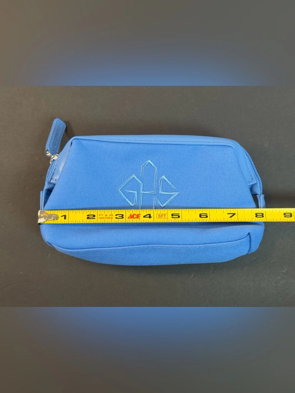 ANA Ettinger London Amenity Travel Pouch Nippon Airways Promo Empty Blue